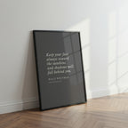 Walt Whitman 'Sunshine' Quote Matte Poster A2 | Inspiring Literary Wall Art in Various Sizes